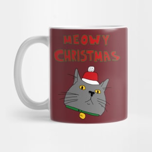 Meowy Christmas Mug